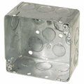 American Imaginations Electrical Box, Square Box, Galvanized Steel, Square AI-37173